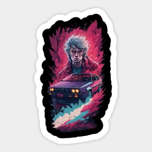 Evil DMC DeLorean Sticker